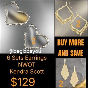 Authentic Kendra Scott Special Promotion Bundle Earrings Sets To Buy Now & Save
